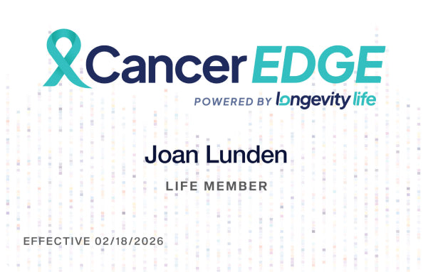 Joan Lunden's Lifetime Membership Card